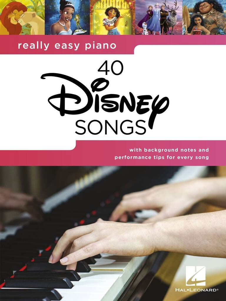 HAL LEONARD Really Easy Piano : 40 Disney Songs