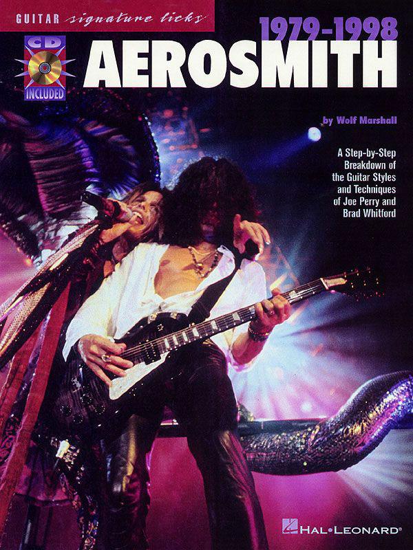 FABER MUSIC Aerosmith - Signature Licks + CD - 1979-1998 - Guitare Tab