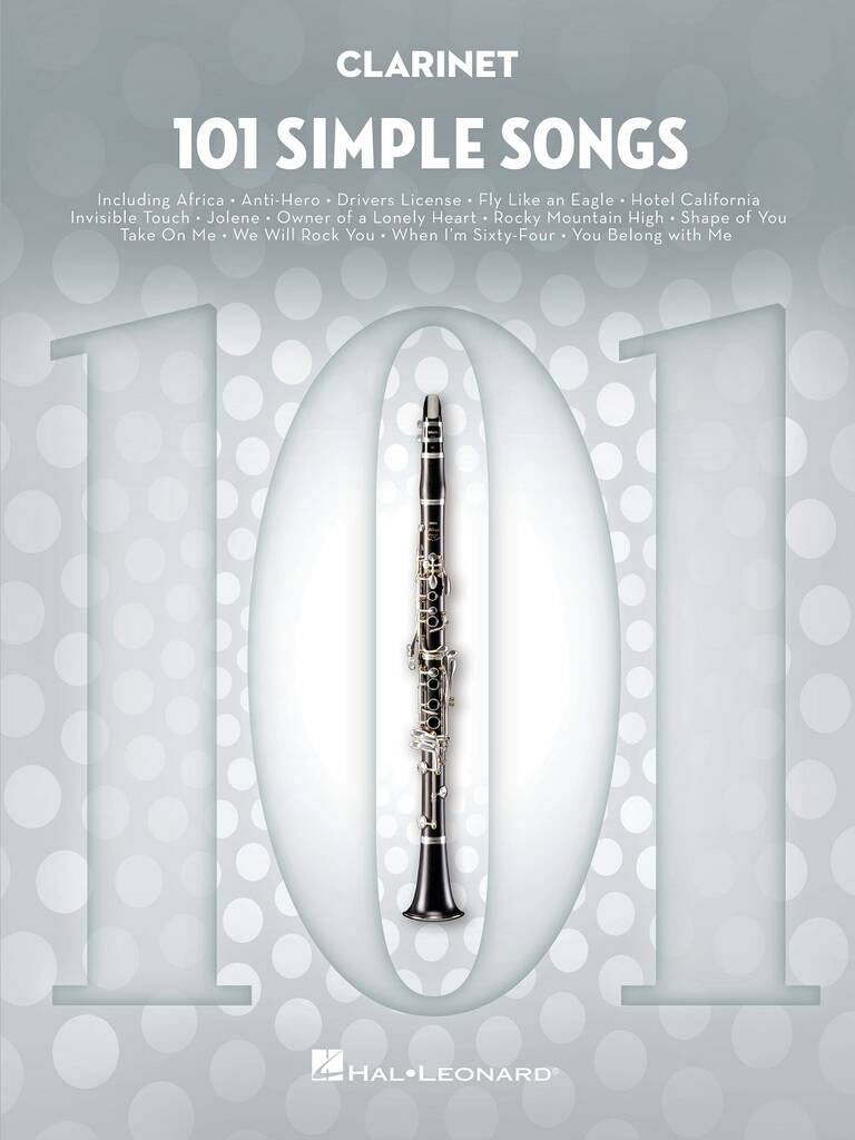 HAL LEONARD 101 Simple Songs - Clarinette