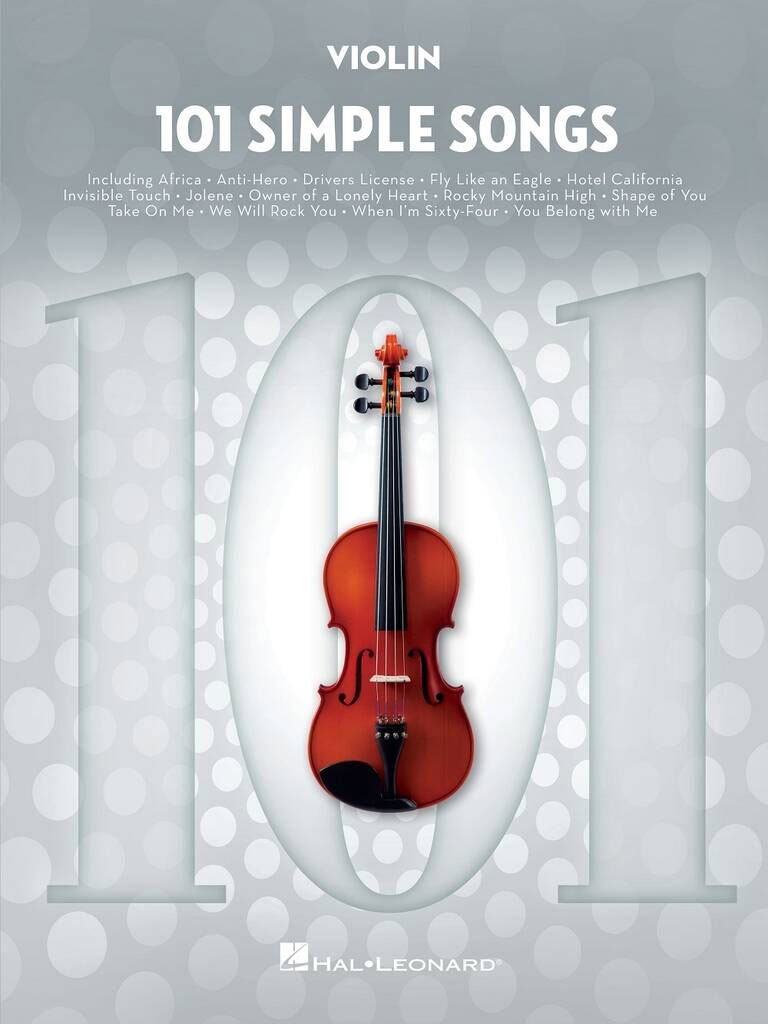 HAL LEONARD 101 Simple Songs - Violin