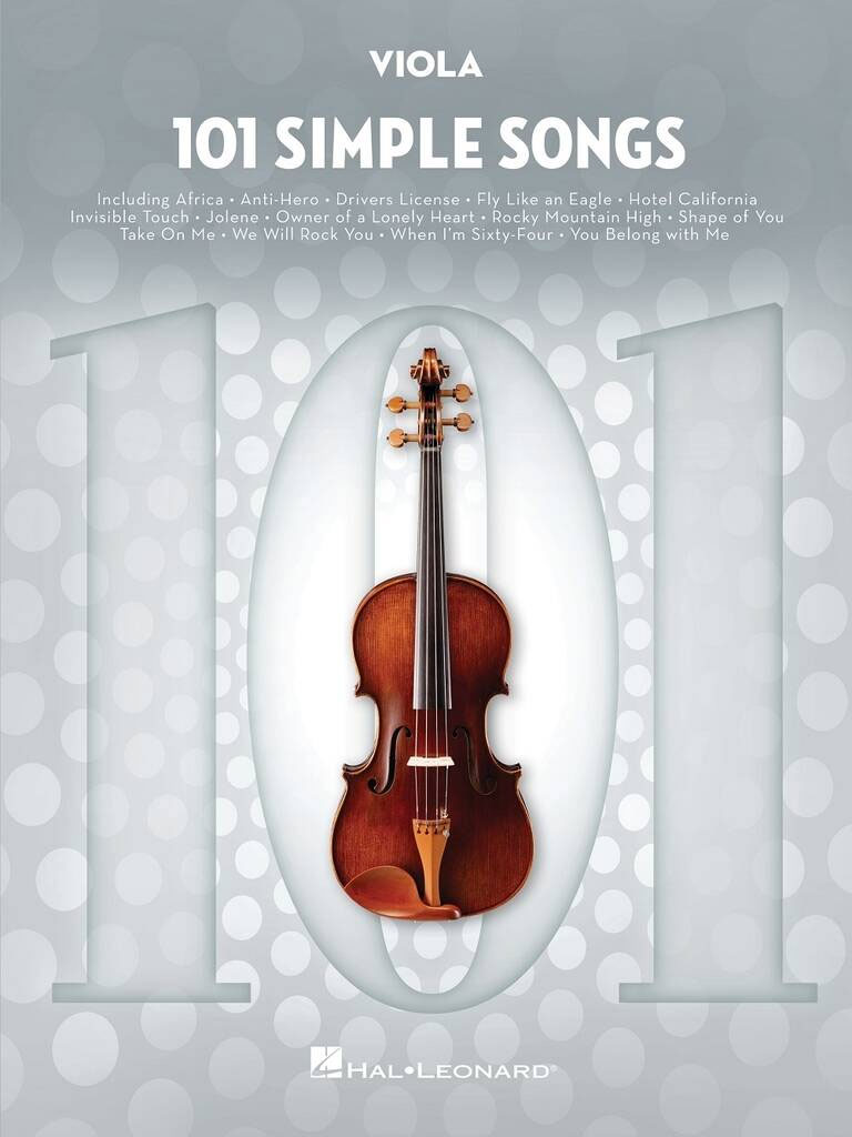 HAL LEONARD 101 Simple Songs - Viola