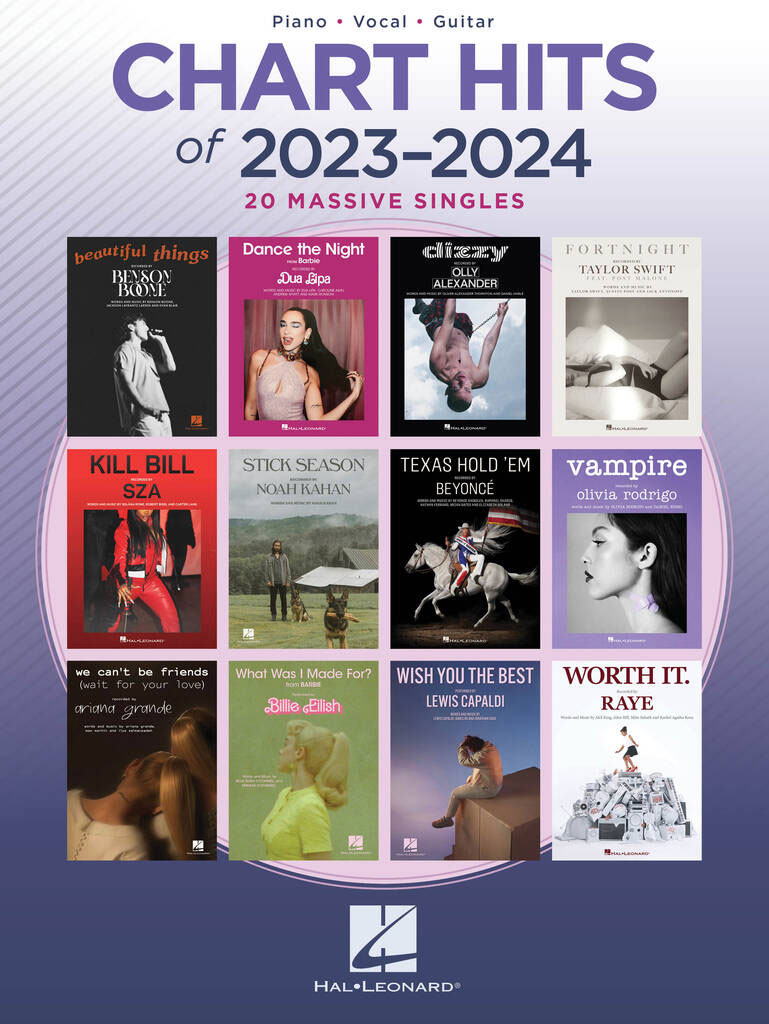 HAL LEONARD CHART HITS OF 2023 - 2024 (PVG)