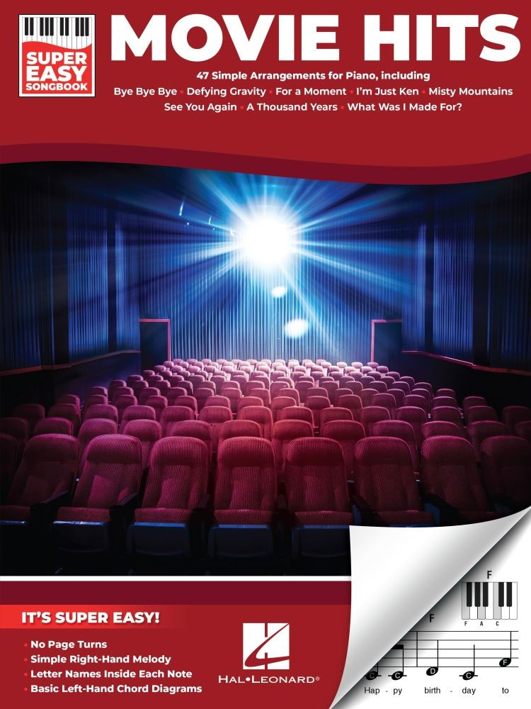 HAL LEONARD Movie Hits - Super Easy Songbook