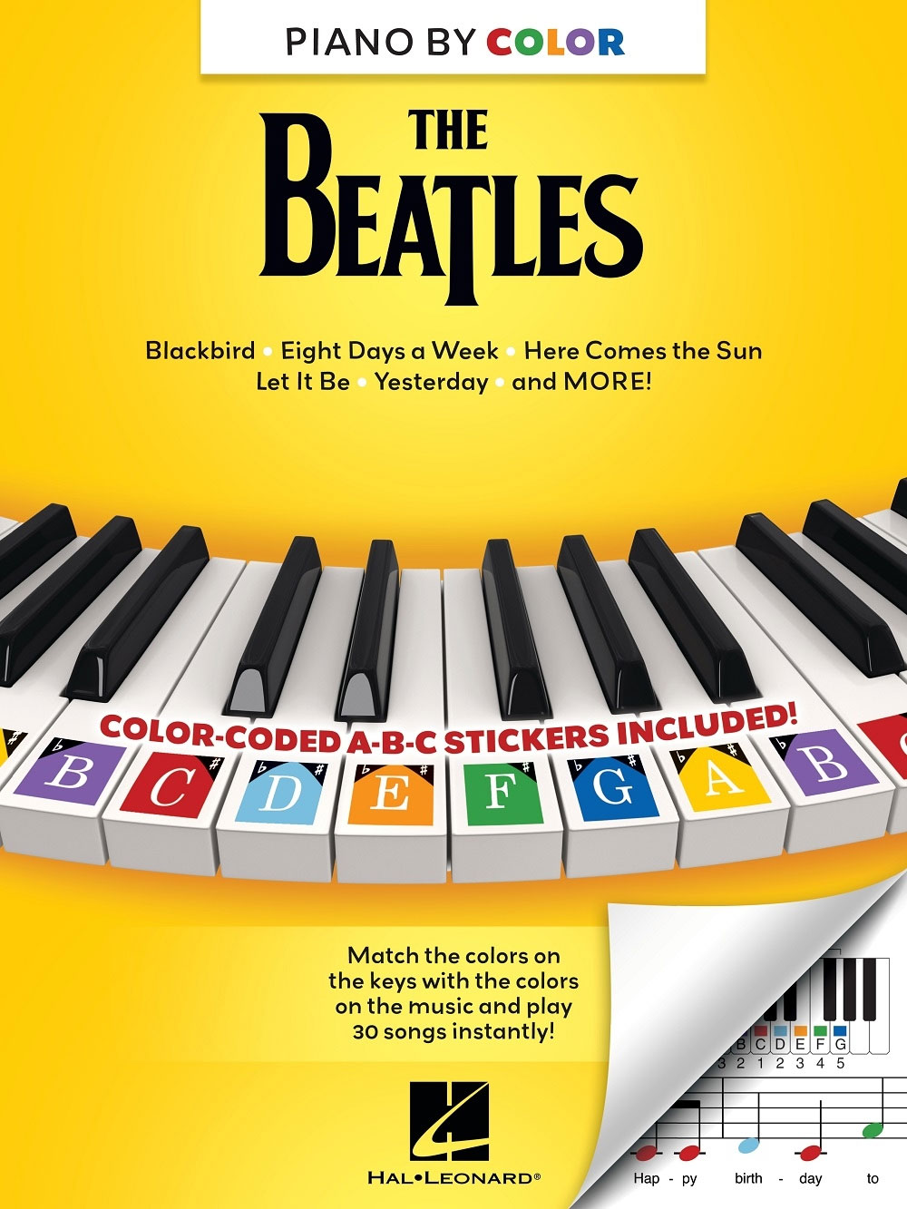 HAL LEONARD Piano-by-Color - The Beatles