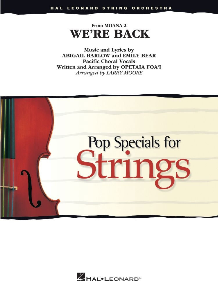 HAL LEONARD We're Back