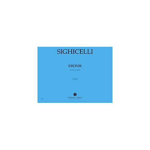 JOBERT Sighicelli - Kronik - Violoncelle et Piano