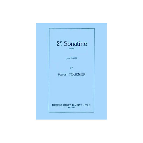 TOURNIER MARCEL - SONATINE N°2 OP.45 - HARPE