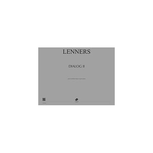 LEMOINE Lenners Claude - Dialog Ii - Trombone Basse, Percussion