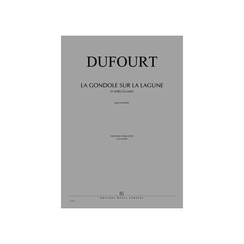 LEMOINE DUFOURT - GONDOLE SUR LA LAGUNE PO - ORCHESTRE