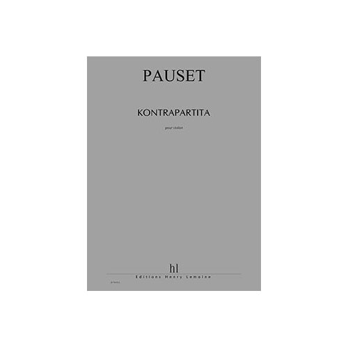 LEMOINE PAUSET BRICE - KONTRAPARTITA - VIOLON