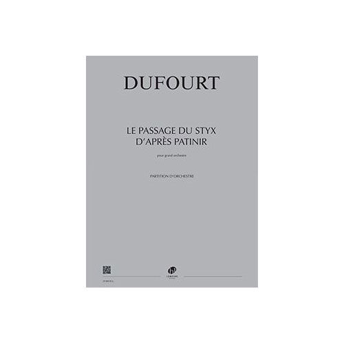 LEMOINE DUFOURT H. - LE PASSAGE DU STYX D'APRÈS PATINIR - CONDUCTEUR