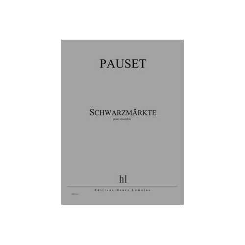 LEMOINE PAUSET BRICE - SCHWARTZMARKT - CONDUCTEUR 