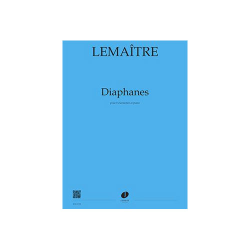 JOBERT LEMAITRE DOMINIQUE - DIAPHANES - 8 CLARINETTES (SIB) ET PIANO