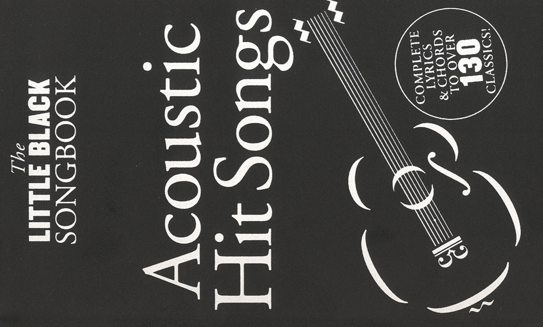 WISE PUBLICATIONS The Little Black Songbook: Acoustic Hits - Version anglaise