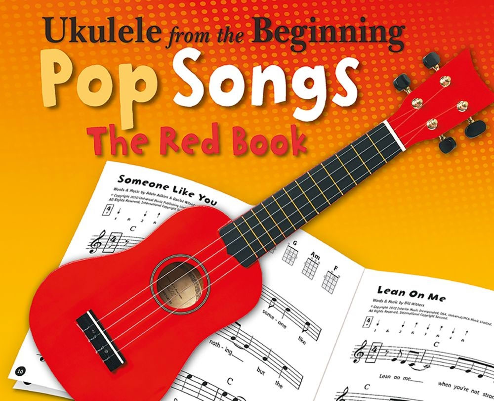 CHESTER MUSIC Ukulele From The Beginning Pop Songs (Red Book) - English version