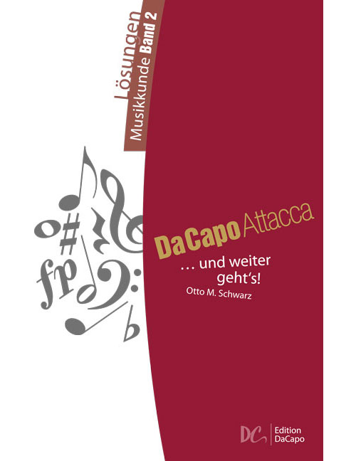 MITROPA MUSIC Da Capo Attacca - Lösungen Musikkunde Band 2