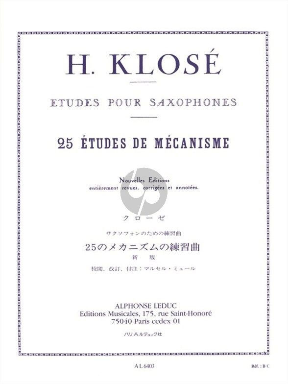 LEDUC 25 Etudes de Mécanisme