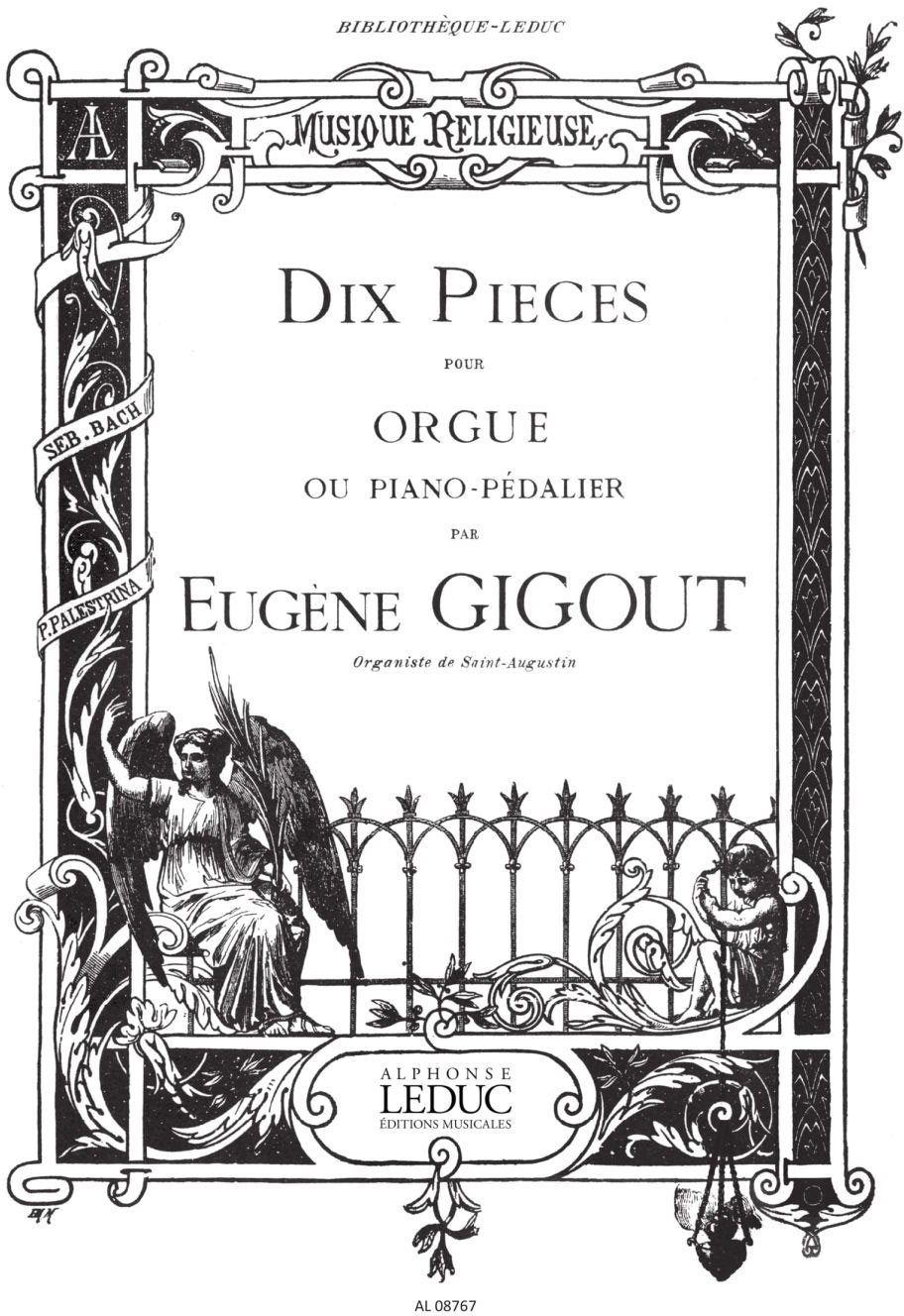 LEDUC 10 Pieces pour Orgue