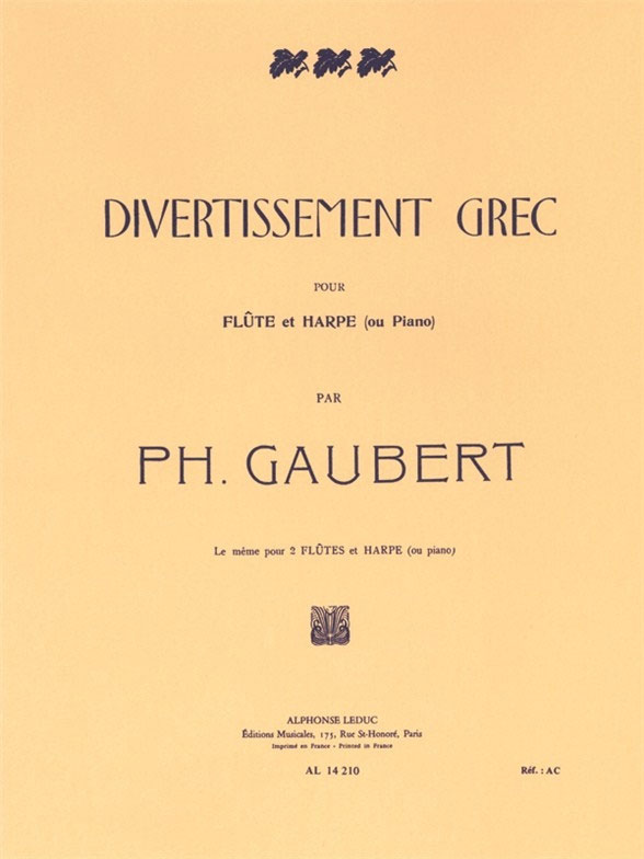 LEDUC Divertissement Grec