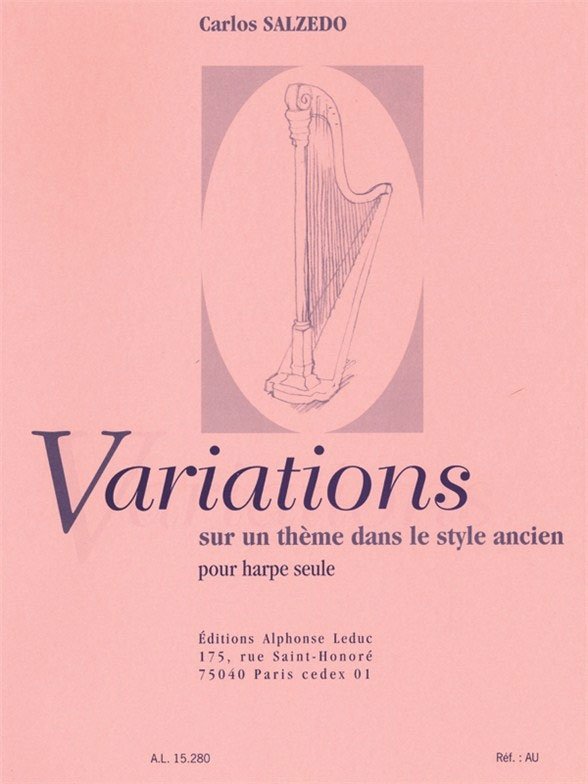 LEDUC Variations sur un Thème dans le Style ancien
