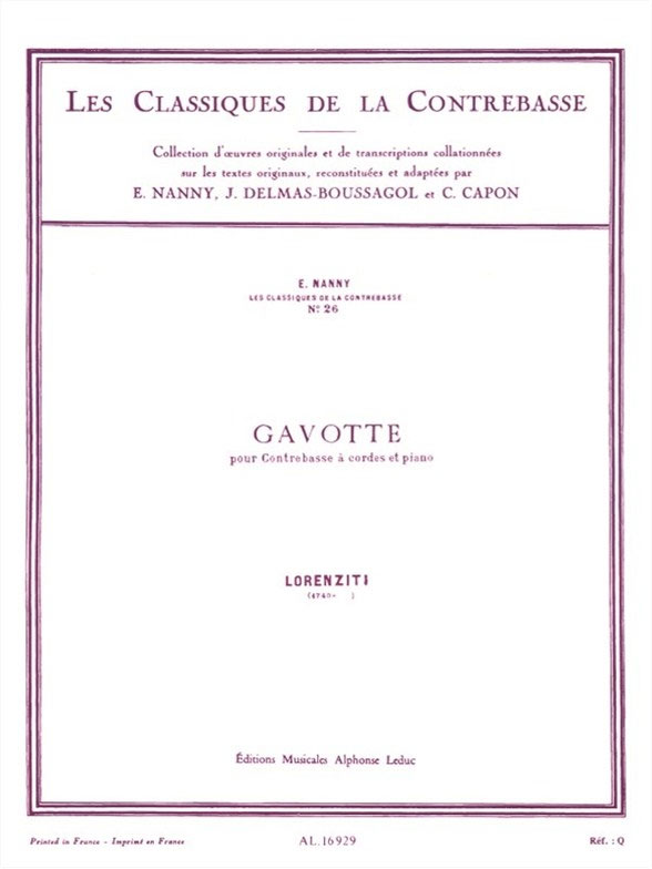 LEDUC Gavotte
