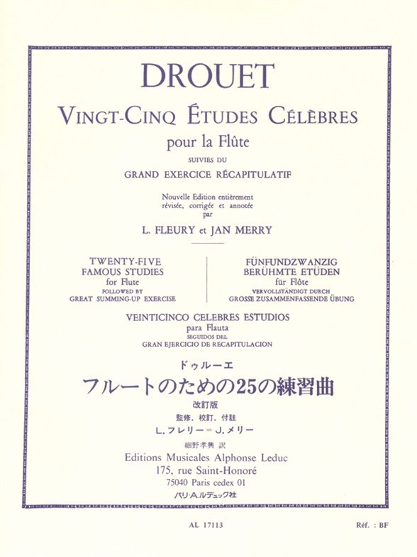 LEDUC 25 Etudes célèbres