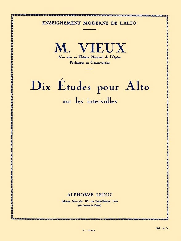 LEDUC 10 Etudes sur les Intervalles