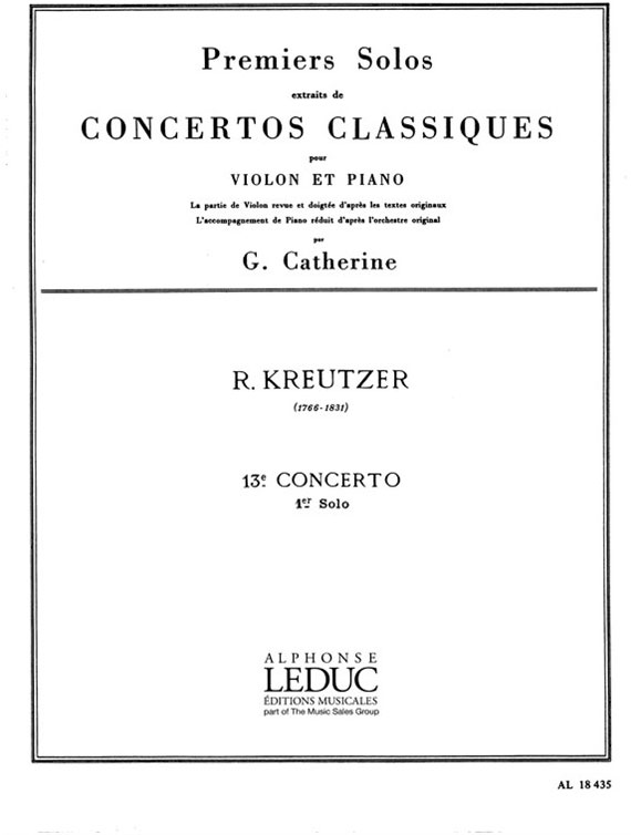 LEDUC Premiers Solos Concertos Classiques - 13e concerto