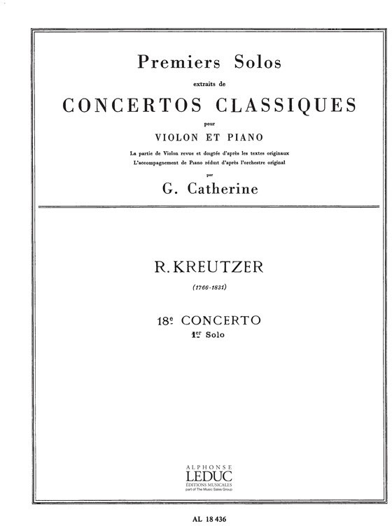 LEDUC Premiers Solos Concertos Classiques - 18e concerto