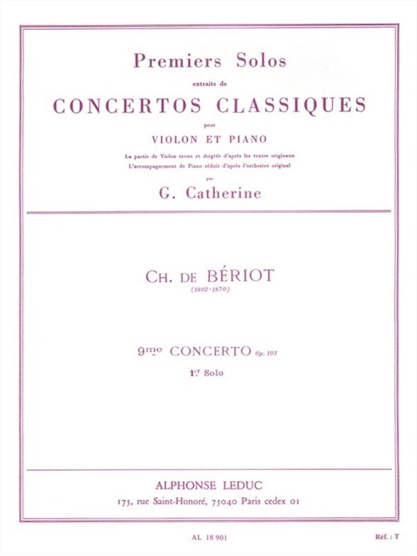 LEDUC First Solos extracted from the Classic Concertos