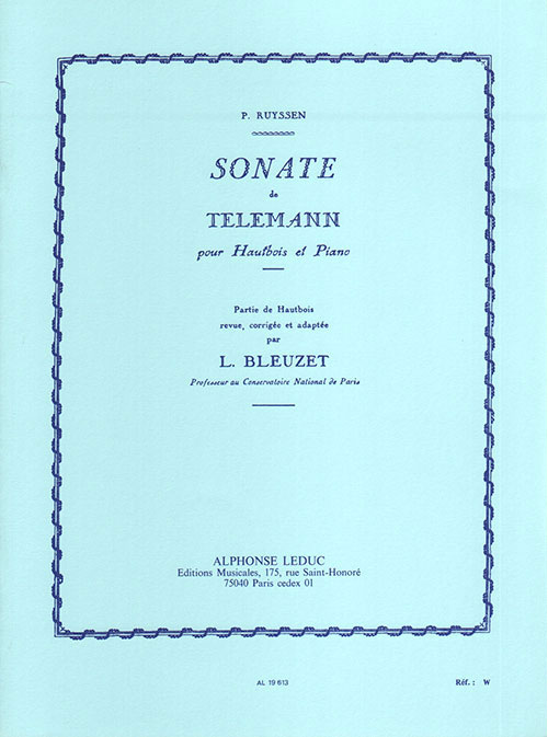 LEDUC Sonata In A Minor