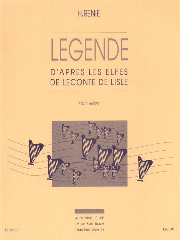 LEDUC Légende d'apres les elfes de Leconte de Lisle
