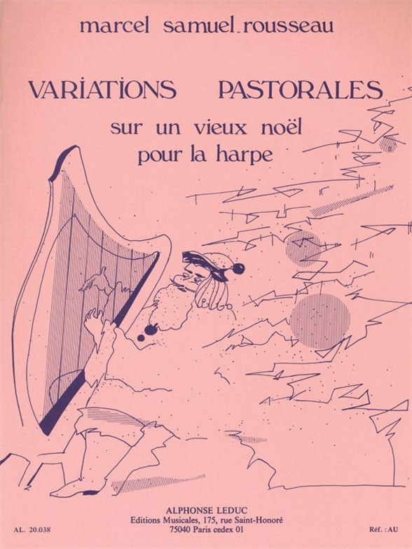 LEDUC Variations Pastorales Sur Un Vieux - Noel For Harp