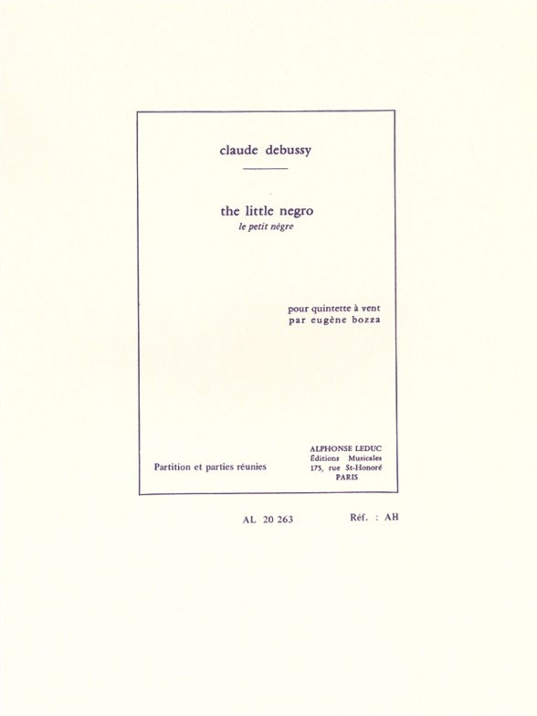 LEDUC Le Petit Nègre