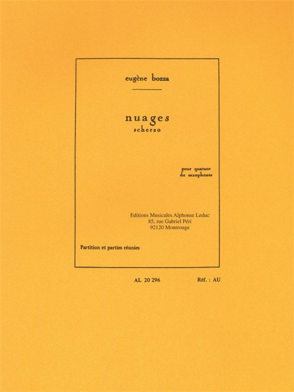 LEDUC Nuages - Scherzo For Saxophone Quartet