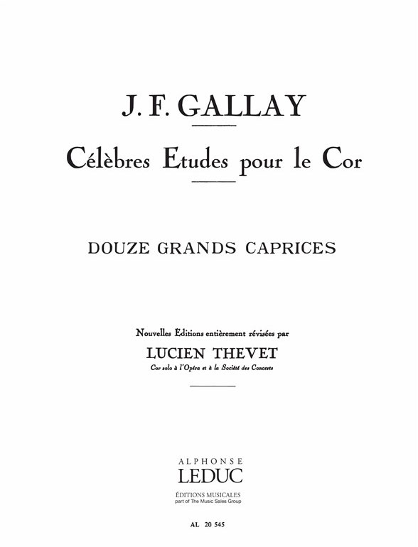 LEDUC 12 Grands Caprices Opus 32