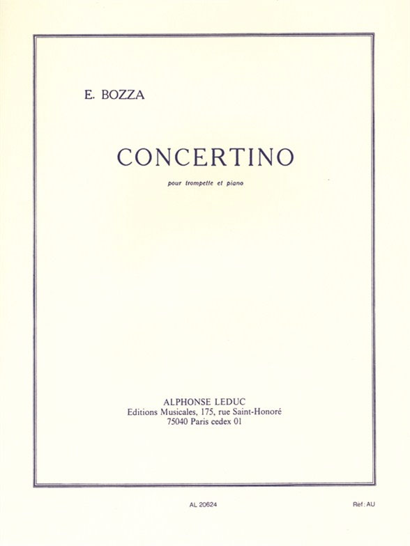 LEDUC Concertino For Trumpet And Piano