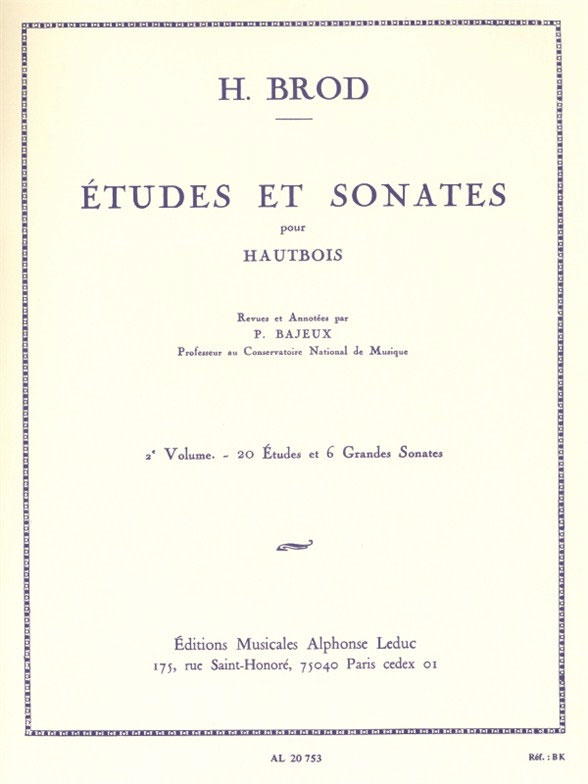 LEDUC Etudes et Sonates Vol.2