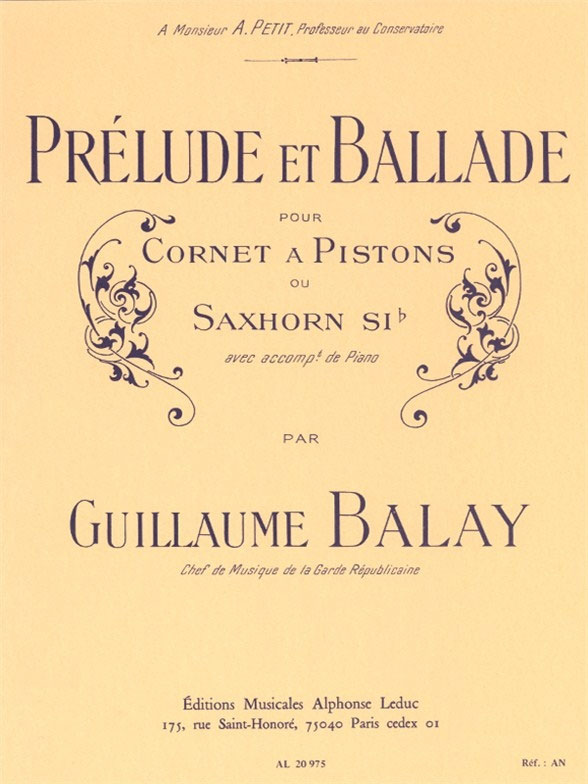 LEDUC Prelude & Ballade