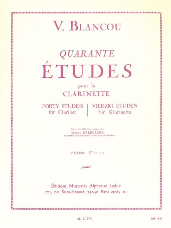 LEDUC 40 Études - 2eme Cahier ? Nos. 21-40