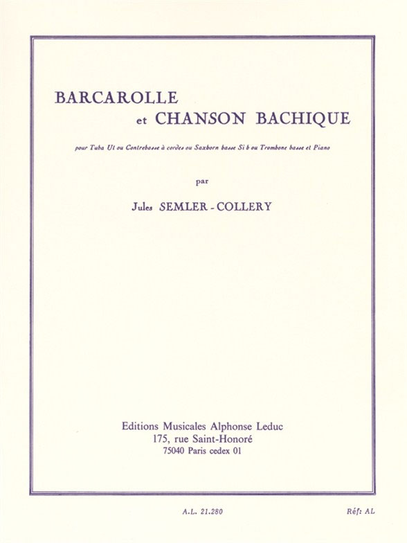 LEDUC Barcarolle and Bacchanalian Song