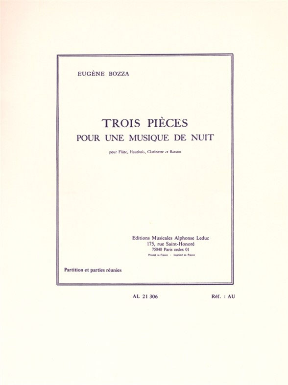 LEDUC 3 Pièces Pour Une Musique De Nuit