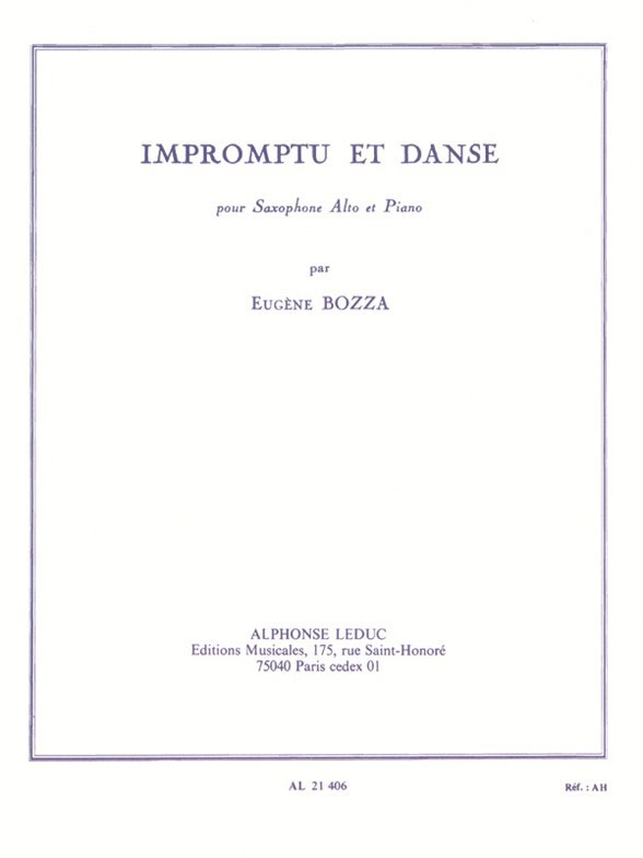 LEDUC Impromptu Et Danse