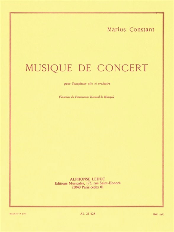 LEDUC Musique De Concert
