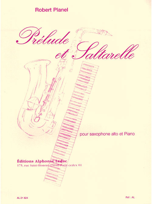 LEDUC Prélude et Saltarelle pour saxophone et piano