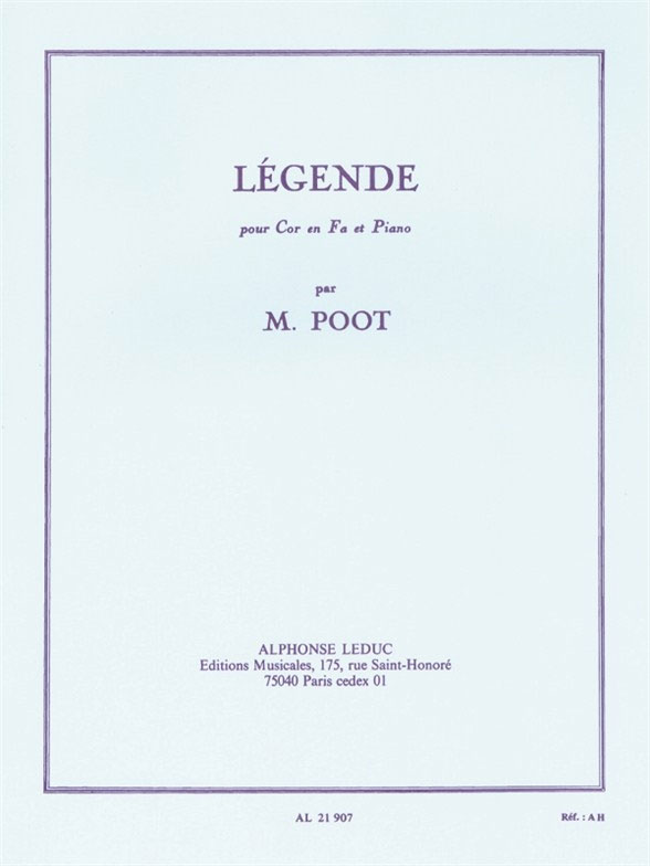 LEDUC Legende Cor En Fa Et Piano