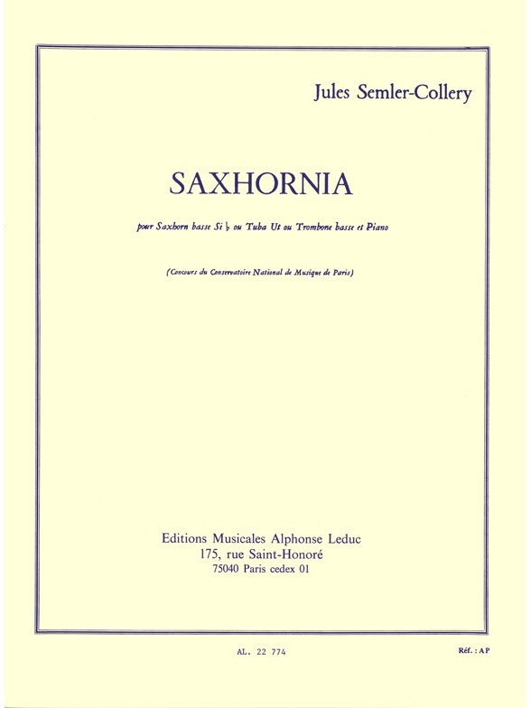 LEDUC Semler Collery Saxhornia