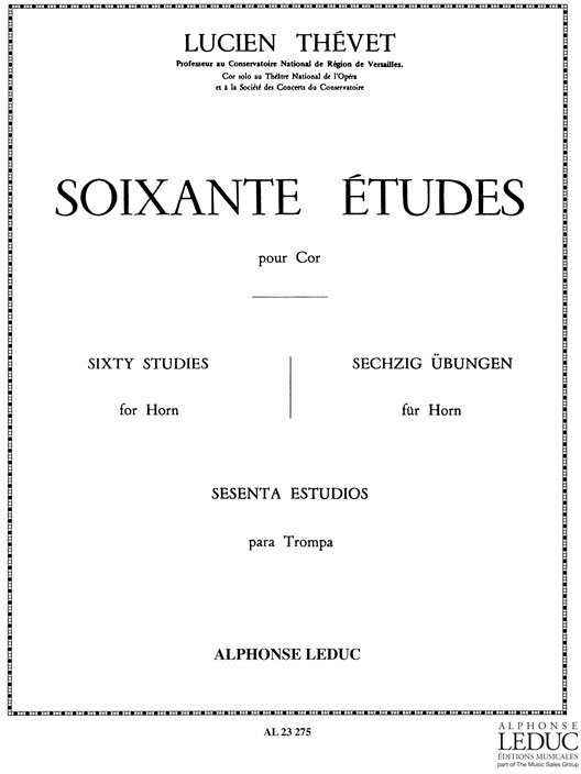 LEDUC 60 Etudes pour cor - Vol. 1