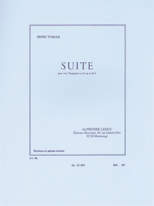 LEDUC Suite pour trois trompettes