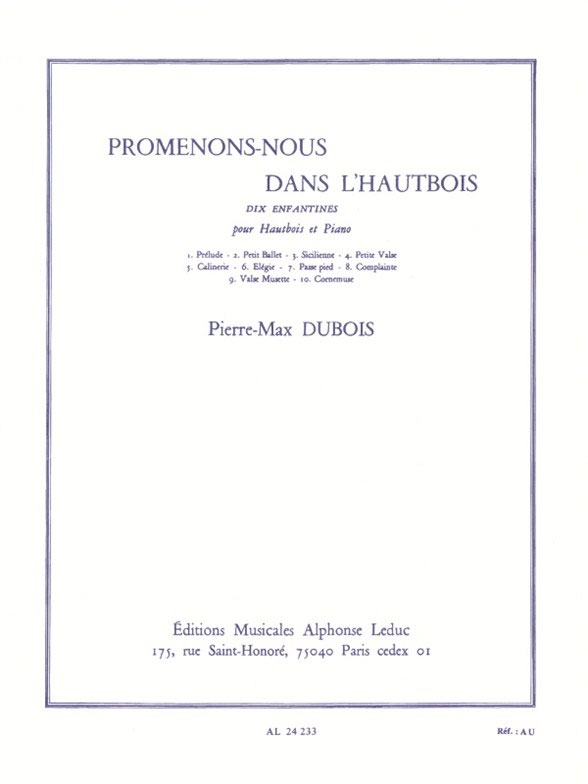 LEDUC Promenons-nous Dans l'Hautbois